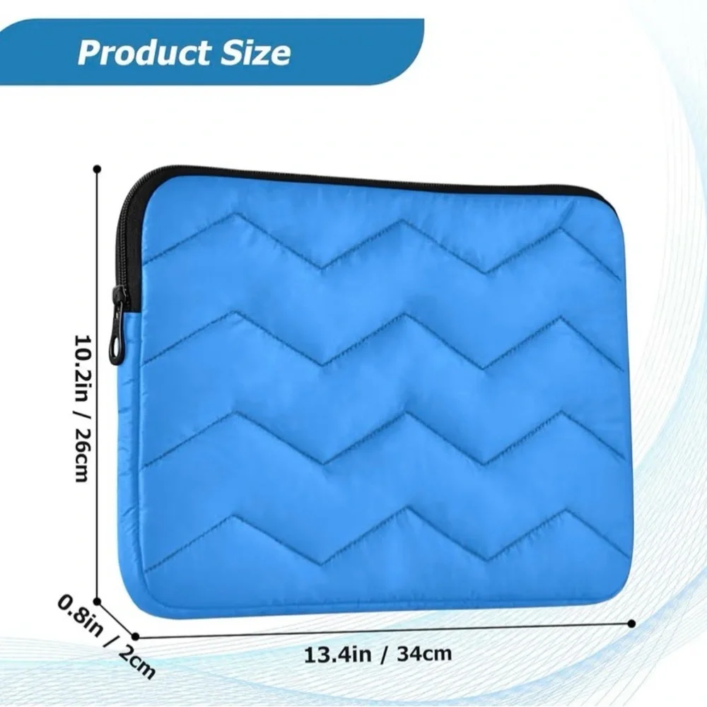 heyday Light Blue Quilted Tablet Sleeve